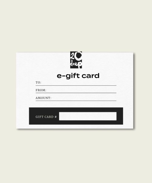 e-gift card to 20 Deep Winery
