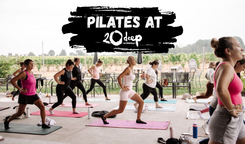 Pilates Pop-Up at 20 Deep Winery with Julia Tiberio