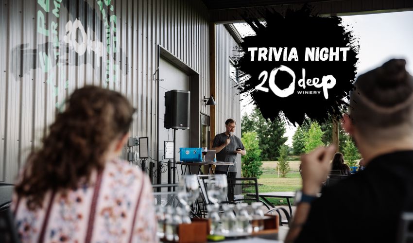 Trivia Nights with FLX Trivia at 20 Deep Winery