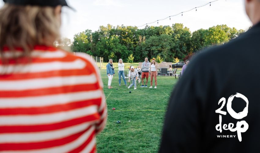 Summer Bocce League at 20 Deep Winery 2026